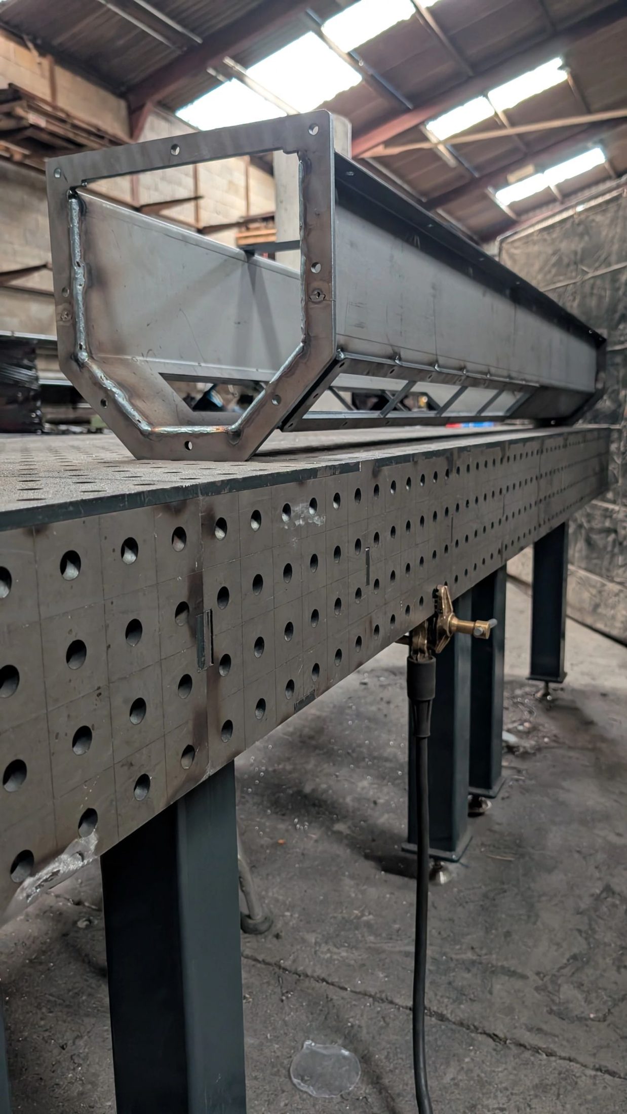 Auger in the factory
