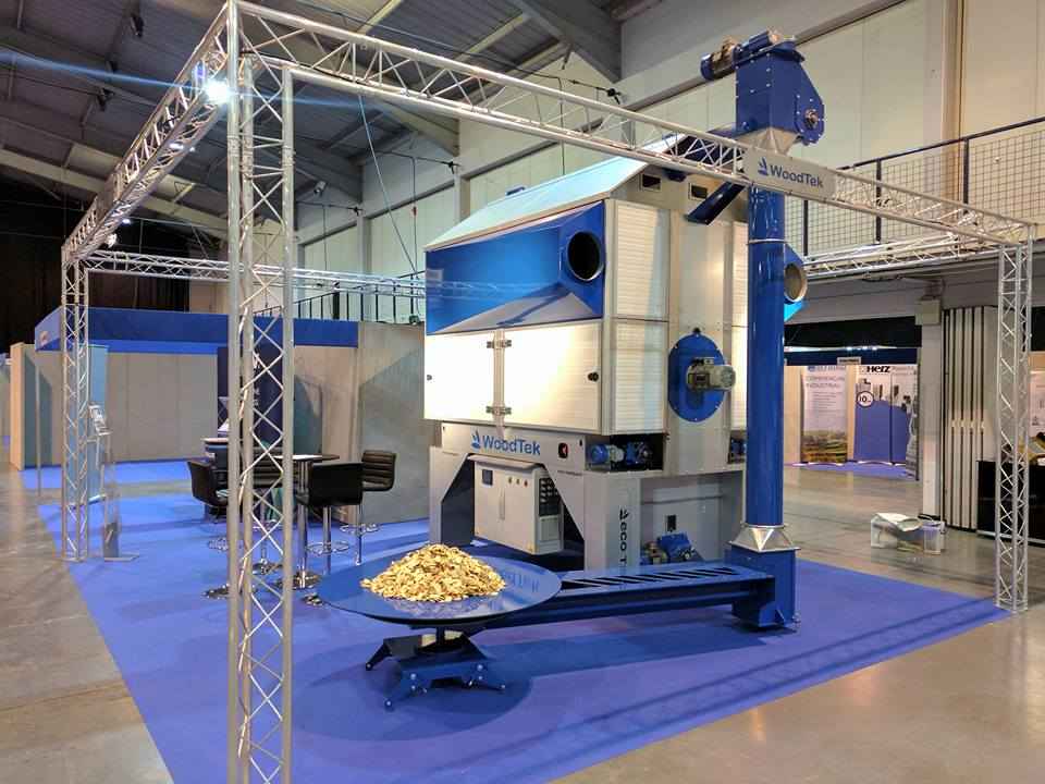 Woodtek dryer at an exhibition